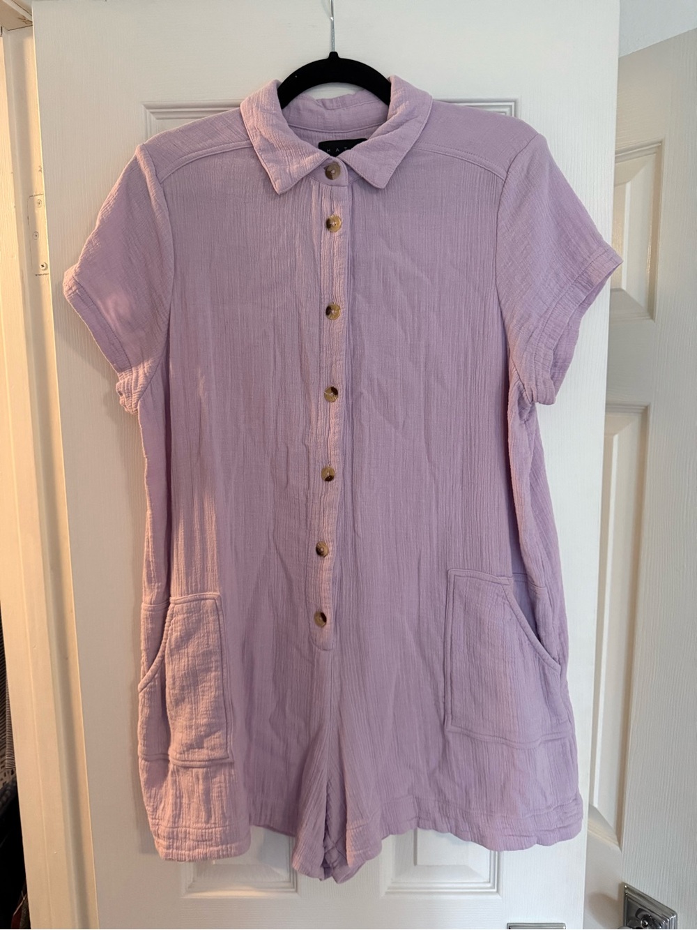 HATCH Lilac Maternity Romper GUC - Size 2